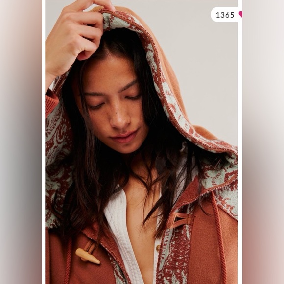 Free People Last Splash Sweatshirt in Maple Syrup Combo! - Picture 4 of 6